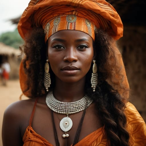 Adjoukrou woman from Dabou (Ivory Coast) — Western Africa