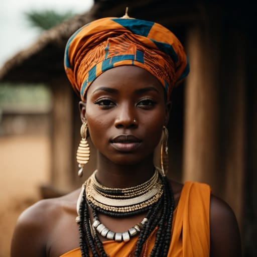 Akan woman from Gold Coast (Ghana) — Western Africa