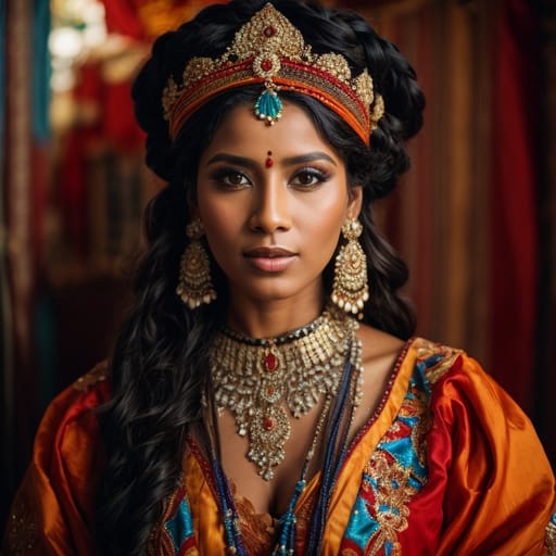Aromanians woman from Balkans (Greece, Albania, North Macedonia, Serbia, Bulgaria, Romania)