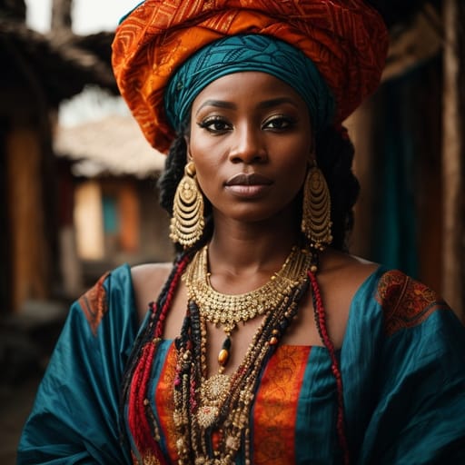 Atyap woman from Kaduna State (Nigeria) — Western Africa