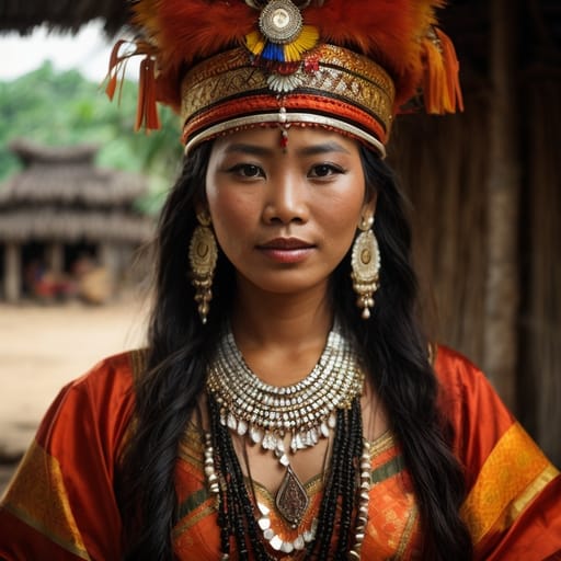 Banjarese woman from South Kalimantan (Indonesia) — Southeast Asia