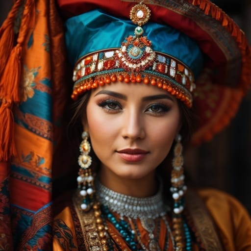 Bashkirs woman from Bashkortostan (Russia) — Southern Asia