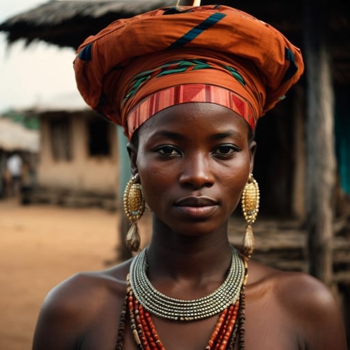 Bassa woman from Bassaland (Liberia) — Western Africa