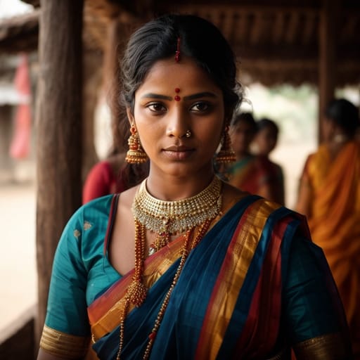 Bhumij woman from India (West Bengal, Odisha, Jharkhand) — Southern Asia