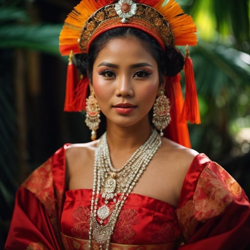 Bicolanos woman from Bicol Region (Philippines) — Southeast Asia