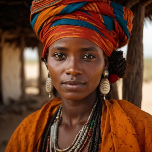 Bilala woman from Lake Fitri (Chad) — Northern Africa