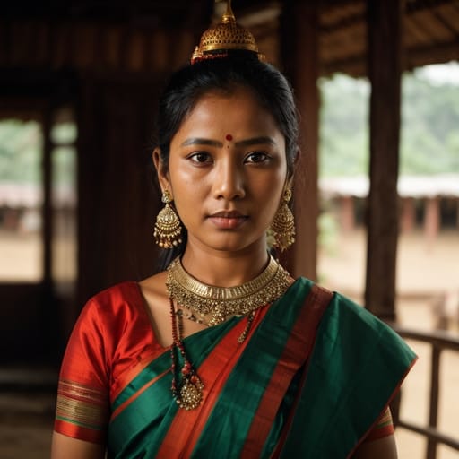 Bishnupriya Manipuris woman from Manipur (India), Bangladesh — Southern Asian