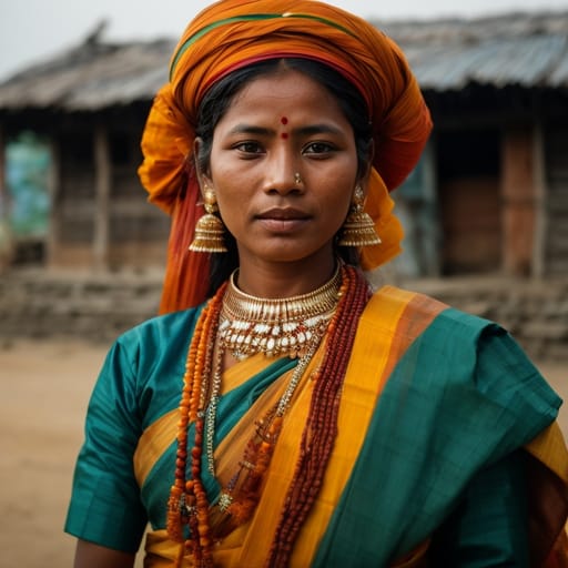 Bodo woman from Bodoland (India) — Southern Asia