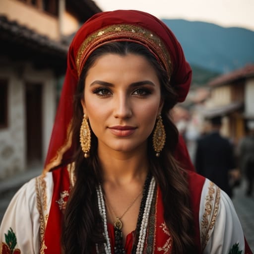 Bosniaks woman from Bosnia and Herzegovina, Sandžak (Serbia, Montenegro)
