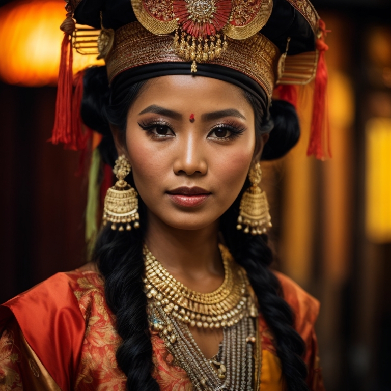 An example of a sexy Buginese woman