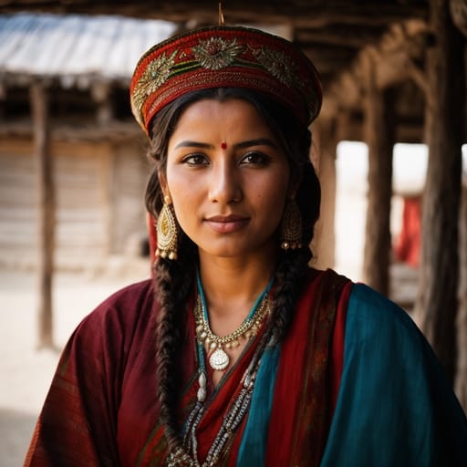Burusho woman from Gilgit-Baltistan (Pakistan) — Central Asia
