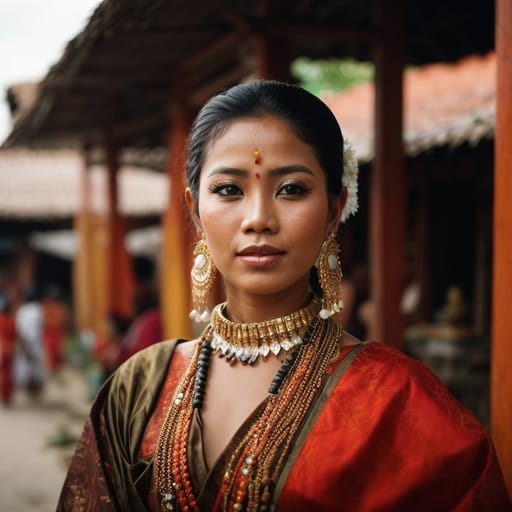 Butonese woman from Buton (Indonesia) — Southeast Asia