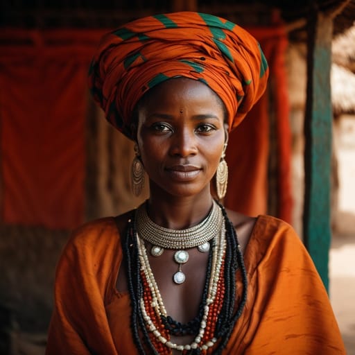 Bwa woman from Burkina Faso, Mali — Western Africa