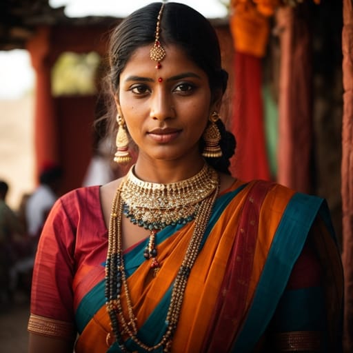 Dubla woman from Gujarat (India) — related phenotype reference