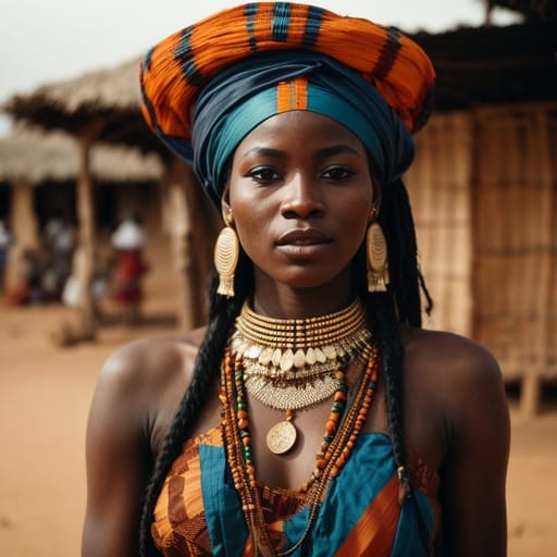 Dyula woman from Burkina Faso, Ivory Coast, Mali — Western Africa