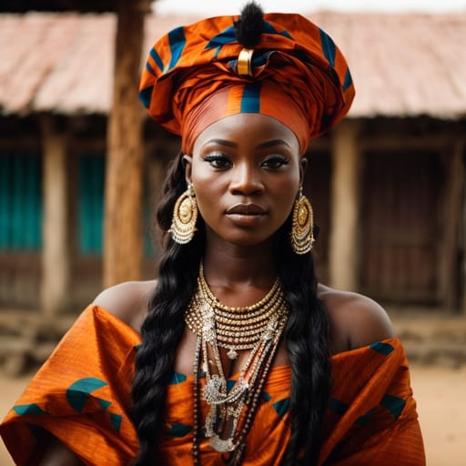 Efik woman from Cross River State (Nigeria) — Western Africa