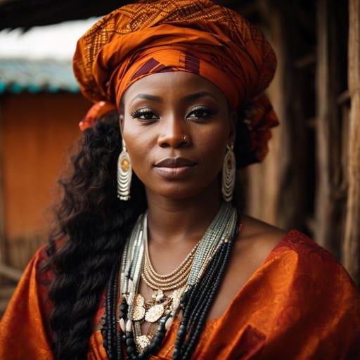 Ekoi woman from Nigeria, Cameroon — Western Africa