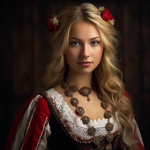 Frisians woman from Frisia (Netherlands, Germany) — Western Europe