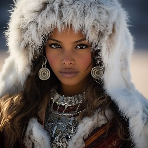 Fur woman from Darfur (Sudan) — Eastern Africa