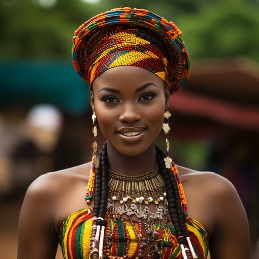 Ga-Adangbe woman from Greater Accra (Ghana) — Western Africa