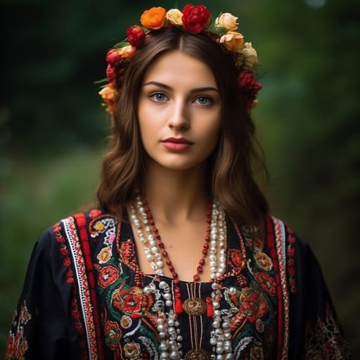 Gagauz woman from Gagauzia (Moldova), Budjak (Ukraine) — Southern Asia