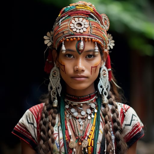 Garos woman from Garo Hills (India) — Southern Asia