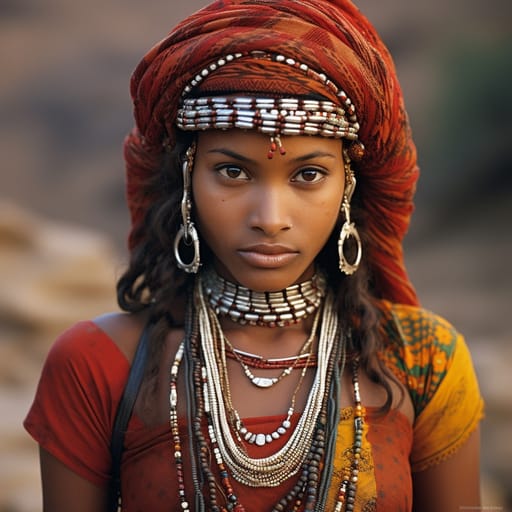 Gonds woman from Gondwana (India) — Southern Asia