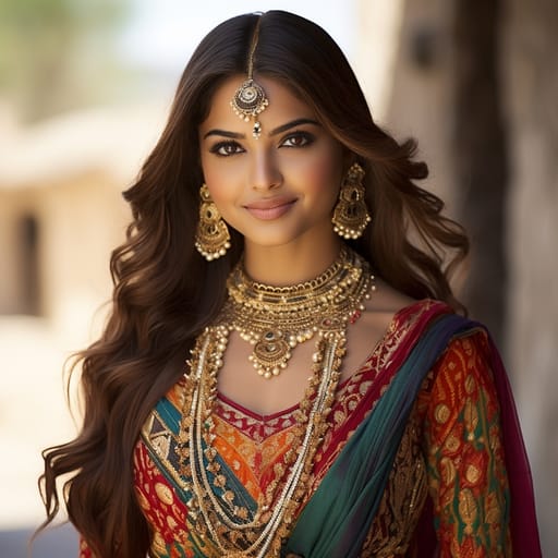 Gujarati woman from Gujarat (India) — Southern Asia