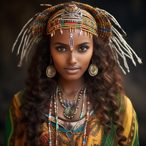 Gurage woman from Guragia (Ethiopia) — Eastern Africa