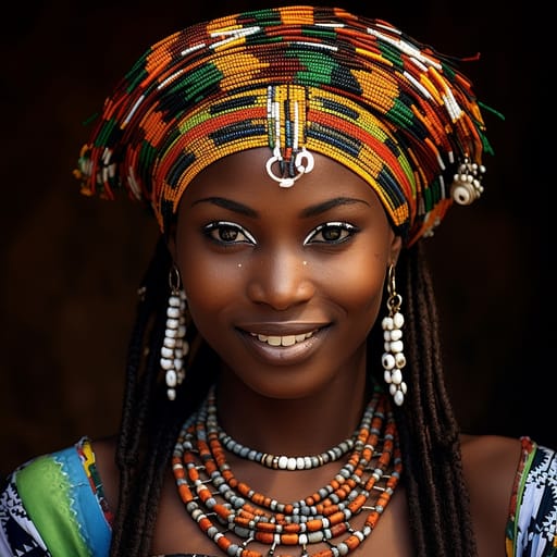 Gurma woman from Gurmaland (Burkina Faso, Ghana) — Western Africa