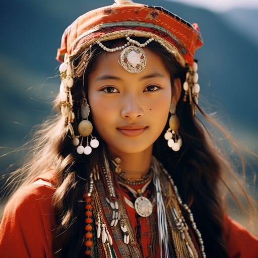 Gurungs woman from Nepal, Sikkim (India), West Bengal (India) — Southern Asia
