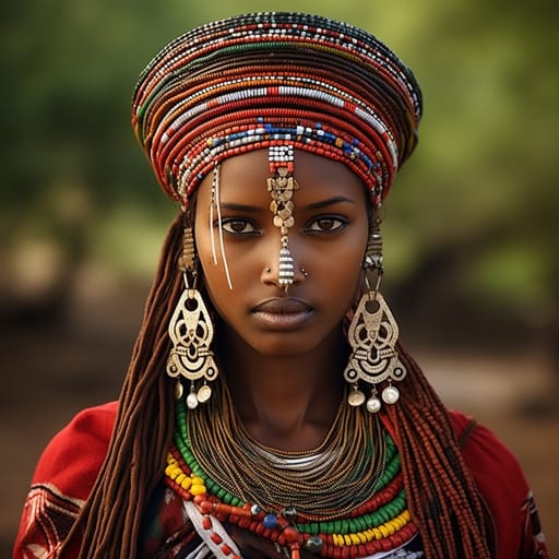 Harari woman from Hararia (Ethiopia) — Eastern Africa