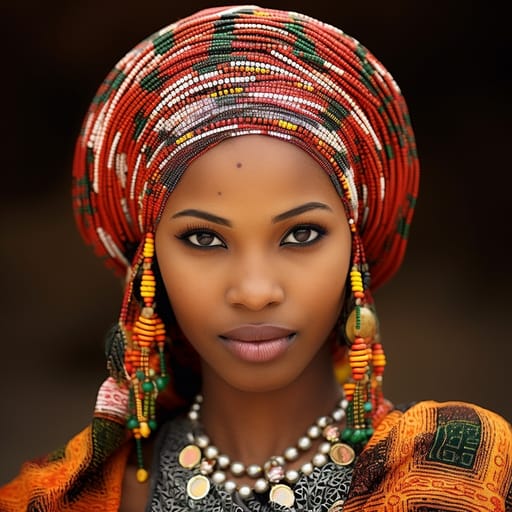 Hausa woman from Hausaland (Niger, Nigeria) — Western Africa