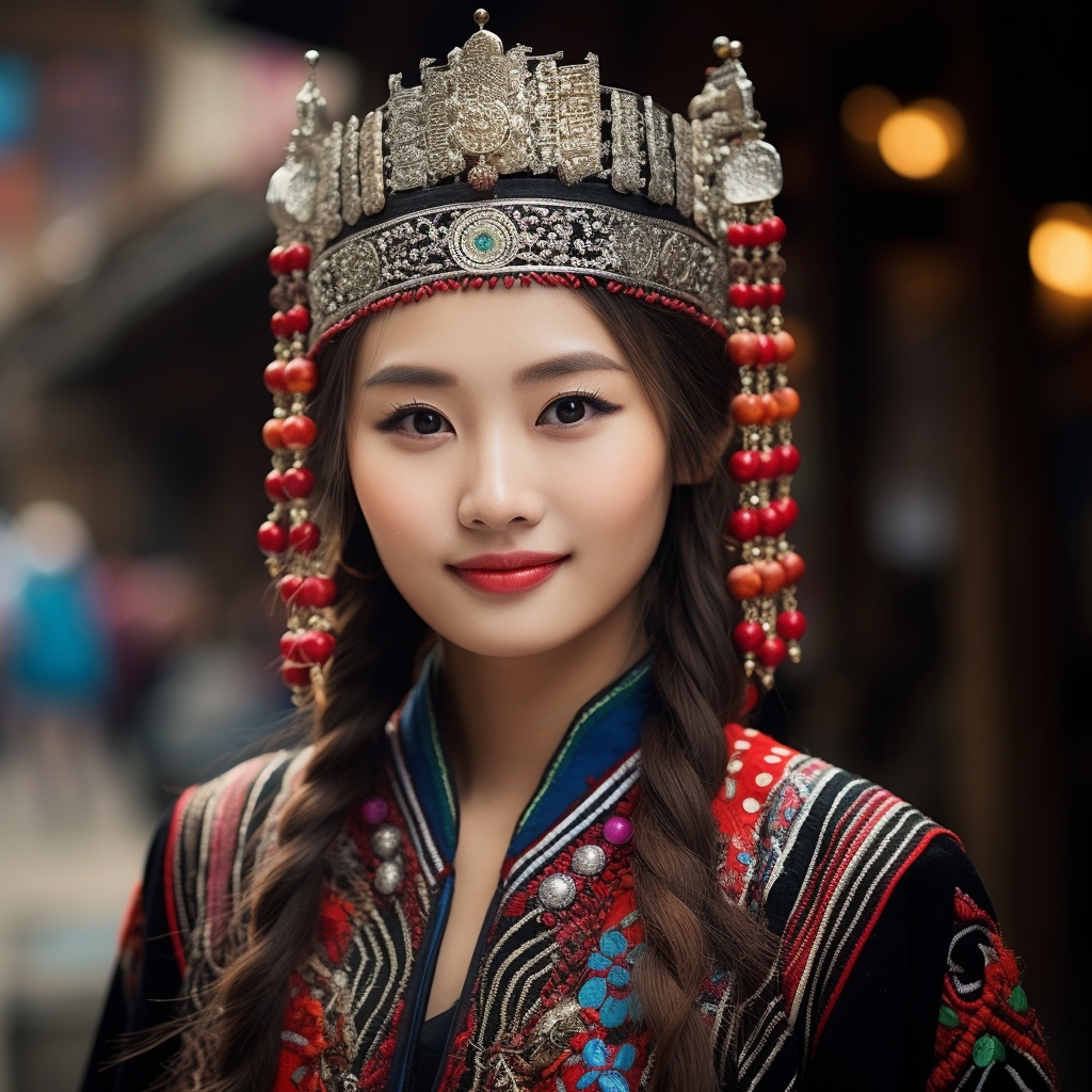An example of a sexy Hmong woman