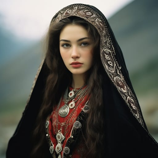 Ingush woman from Ingushetia (Russia) — Eastern Europe