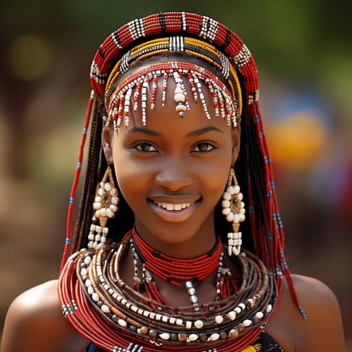 Kamba woman from Ukambani (Kenya) — Western Africa