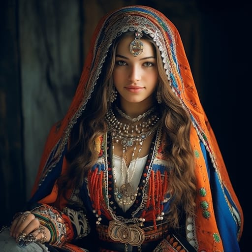 Karachays woman from Karachay-Cherkessia (Russia) — Southern Asia