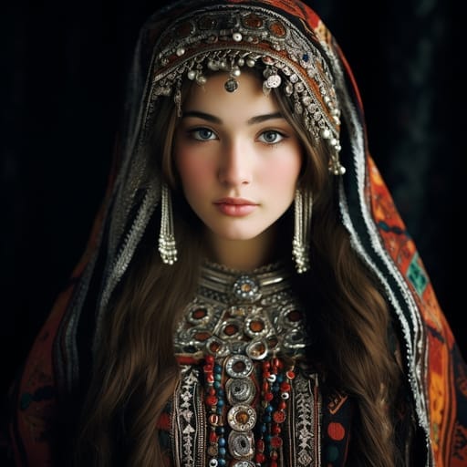 Karakalpaks woman from Karakalpakstan (Uzbekistan) — Southern Asia