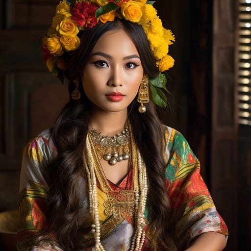 Khmer woman from Cambodia, Mekong Delta, Isan — Southeast Asia