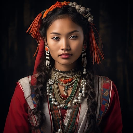 Kirantis woman from Eastern Region (Nepal) — Southern Asia