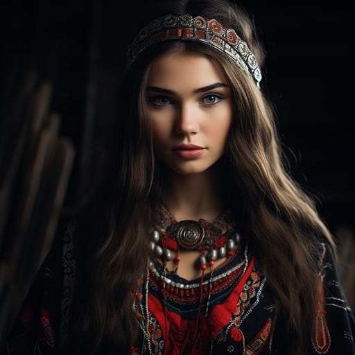 Komi woman from Russia (Komi Republic, Permyakia) — Eastern Europe