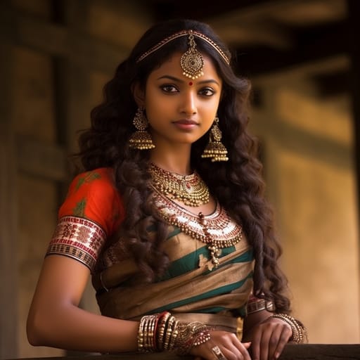 Konkani woman from Konkan (India) — Southern Asia