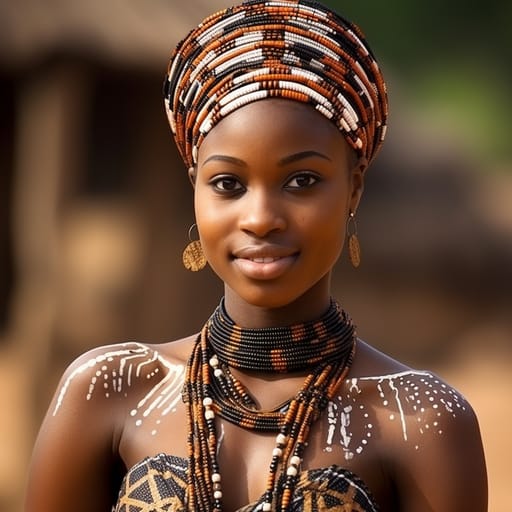 Kposo woman from Plateaux (Togo), Ghana — Western Africa
