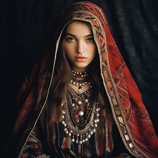 Kumyks woman from Dagestan (Russia) — Southern Asia