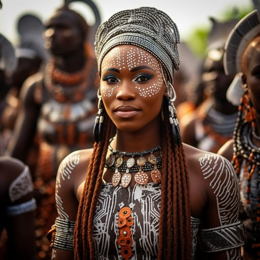 Kuteb woman from Taraba State (Nigeria) — Western Africa