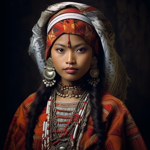 Lamaholot woman from Solor (Indonesia) — Southeast Asia