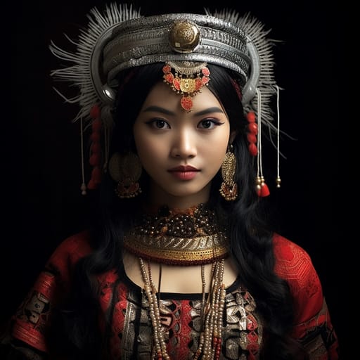 Lampungs woman from Lampung (Indonesia) — Southeast Asia