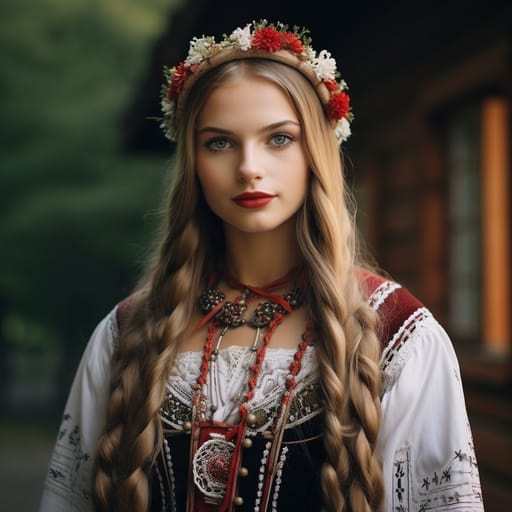 Latvians woman from Latvia — Western Europe