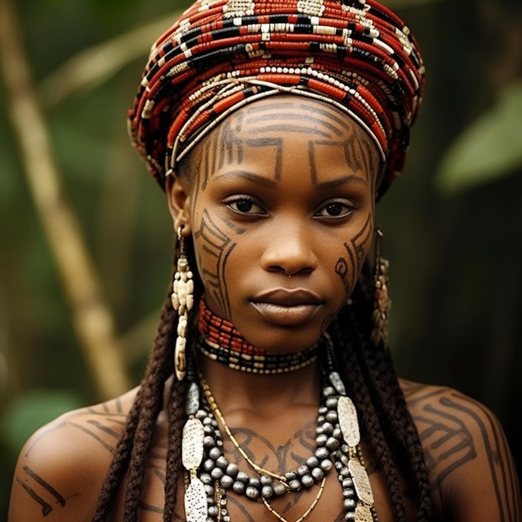 An example of a sexy Lega woman