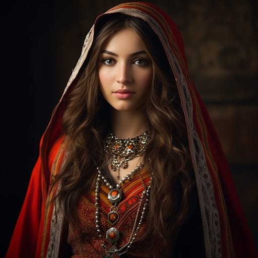 Lezgins woman from Lezgistan (Russia, Azerbaijan) — Eastern Europe